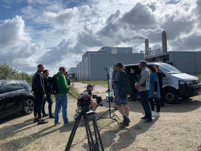 Filmen in Haven Amsterdam